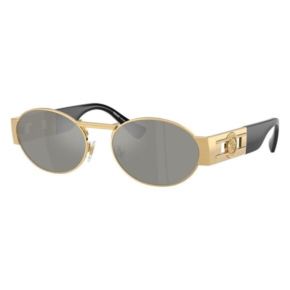 New VERSACE Gold Round VE2264 1002/30 Sunglasses Women - Picture 1 of 6